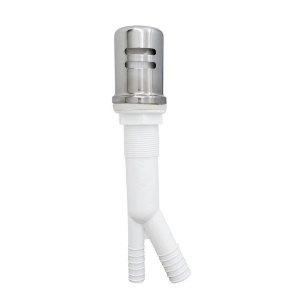 Westbrass D200-1-20 Brass Dishwasher Air Gap Stainless Steel Skirted New